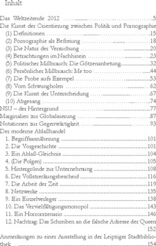 Inhaltsverzeichnis