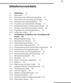 Inhaltsverzeichnis