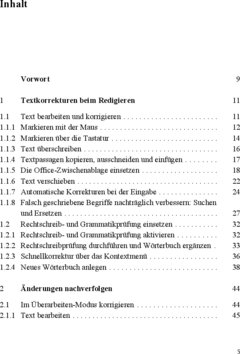 Inhaltsverzeichnis