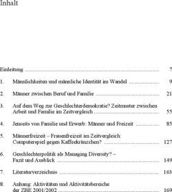 Inhaltsverzeichnis