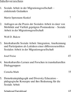 Inhaltsverzeichnis
