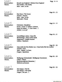 Inhaltsverzeichnis - Coursebook for beginners - [Hauptbd.].