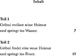 Inhaltsverzeichnis 1