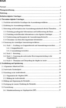 Inhaltsverzeichnis 1