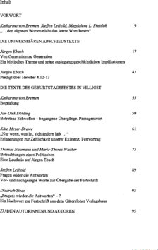 Inhaltsverzeichnis 1