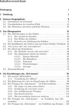 Inhaltsverzeichnis