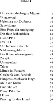 Inhaltsverzeichnis - Der Fußballskandal - 4.