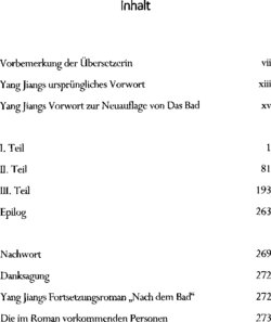 Inhaltsverzeichnis 1