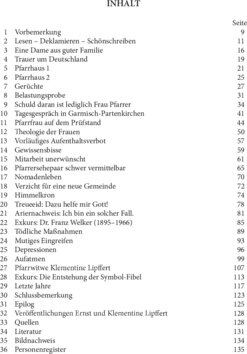 Inhaltsverzeichnis