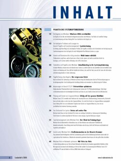 Inhaltsverzeichnis