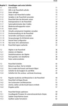 Inhaltsverzeichnis