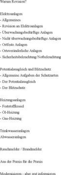 Inhaltsverzeichnis