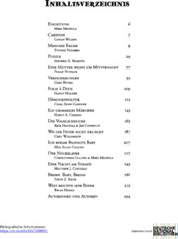 Inhaltsverzeichnis - Medusas Rache / [Dt. von Molsovsky und Verena Hacker. Red. Caroline Melzer]