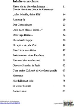 Inhaltsverzeichnis 1