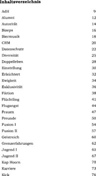 Inhaltsverzeichnis 1