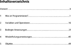 Inhaltsverzeichnis 1