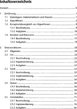Inhaltsverzeichnis 1