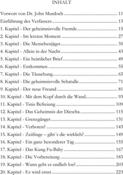 Inhaltsverzeichnis