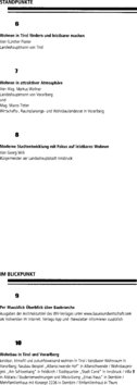Inhaltsverzeichnis - Innsbruck, Tirol, Vorarlberg ... - 2021