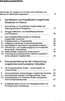 Inhaltsverzeichnis 1