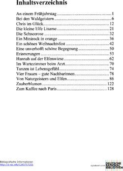 Inhaltsverzeichnis 1