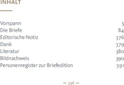 Inhaltsverzeichnis