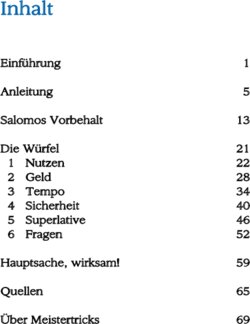 Inhaltsverzeichnis