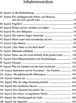 Inhaltsverzeichnis - *Band 3.Kapitel 86-128