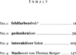 Inhaltsverzeichnis 1