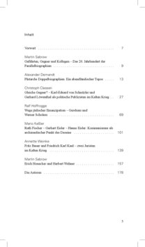 Inhaltsverzeichnis