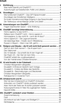 Inhaltsverzeichnis