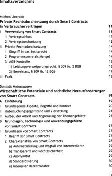 Inhaltsverzeichnis 1