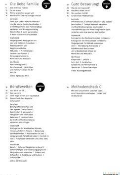 Inhaltsverzeichnis - Kurs- und Arbeitsbuch