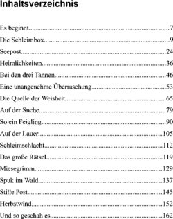 Inhaltsverzeichnis 1