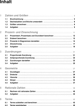 Inhaltsverzeichnis