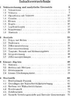Inhaltsverzeichnis 1