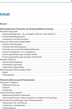 Inhaltsverzeichnis