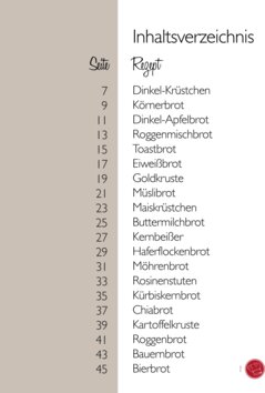 Inhaltsverzeichnis