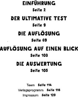 Inhaltsverzeichnis 1