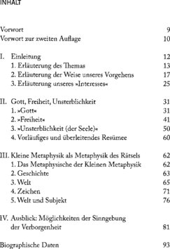 Inhaltsverzeichnis 1