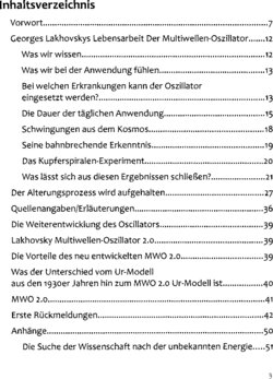 Inhaltsverzeichnis 1