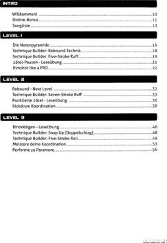 Inhaltsverzeichnis - Stage 5