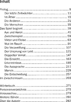 Inhaltsverzeichnis 1