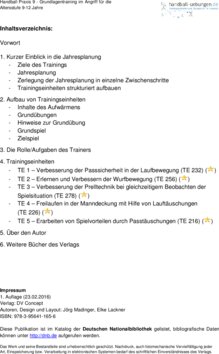 Inhaltsverzeichnis