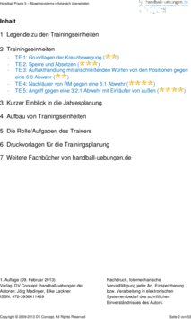 Inhaltsverzeichnis