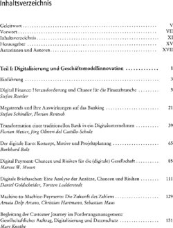 Inhaltsverzeichnis 1