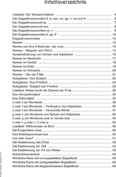 Inhaltsverzeichnis