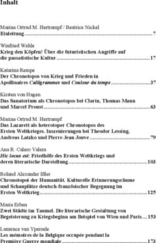 Inhaltsverzeichnis
