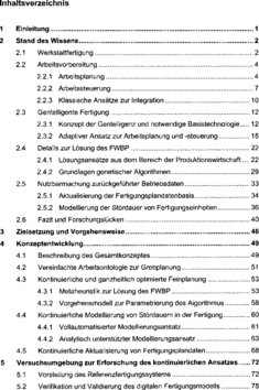 Inhaltsverzeichnis 1