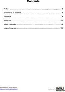 Inhaltsverzeichnis 1